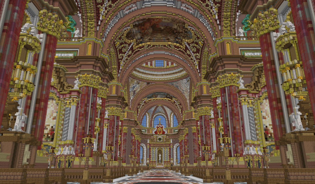 china_parlos's tweet photo. I finished rendering my new artwork.
#minecraft建築コミュ #minecraftbuild #Minecraft https://t.co/9OuL4sRdhv