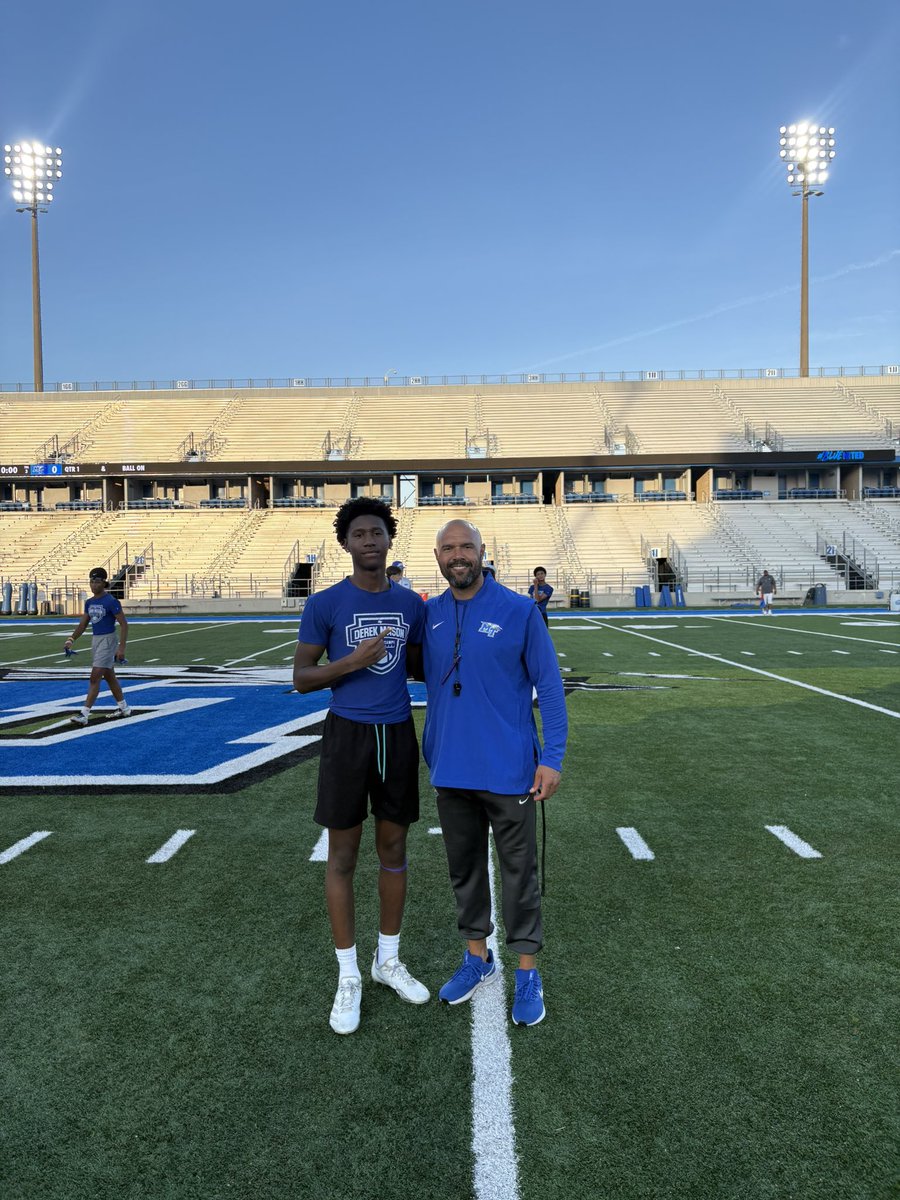 ramaun_north's tweet photo. Had a great day today at MTSU Friday Night Lights camp! Below are a couple clips from today. Thank you @CoachO_MTSU for the opportunity! @C_CrowleyMT @CalvinLowry @CoachDerekMason @wchsfb26 @coachkennyd @SOKYElite ‼️ https://t.co/aLVq7yUs1I