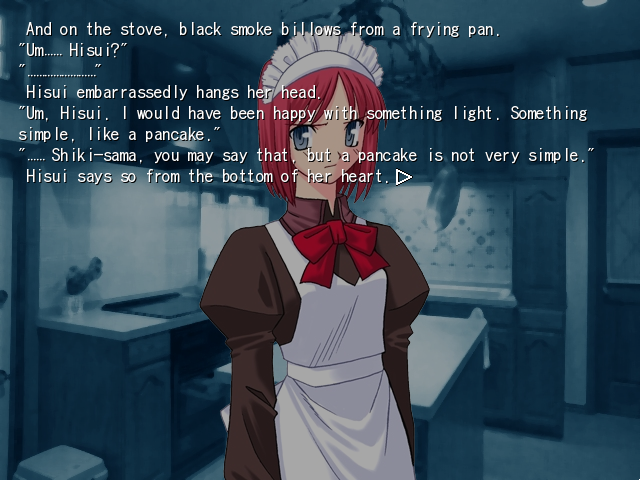 DrZuulYT's tweet photo. "A pancake is not very simple" - Hisui Tsukihime(2000) https://t.co/XYjr1AIArA