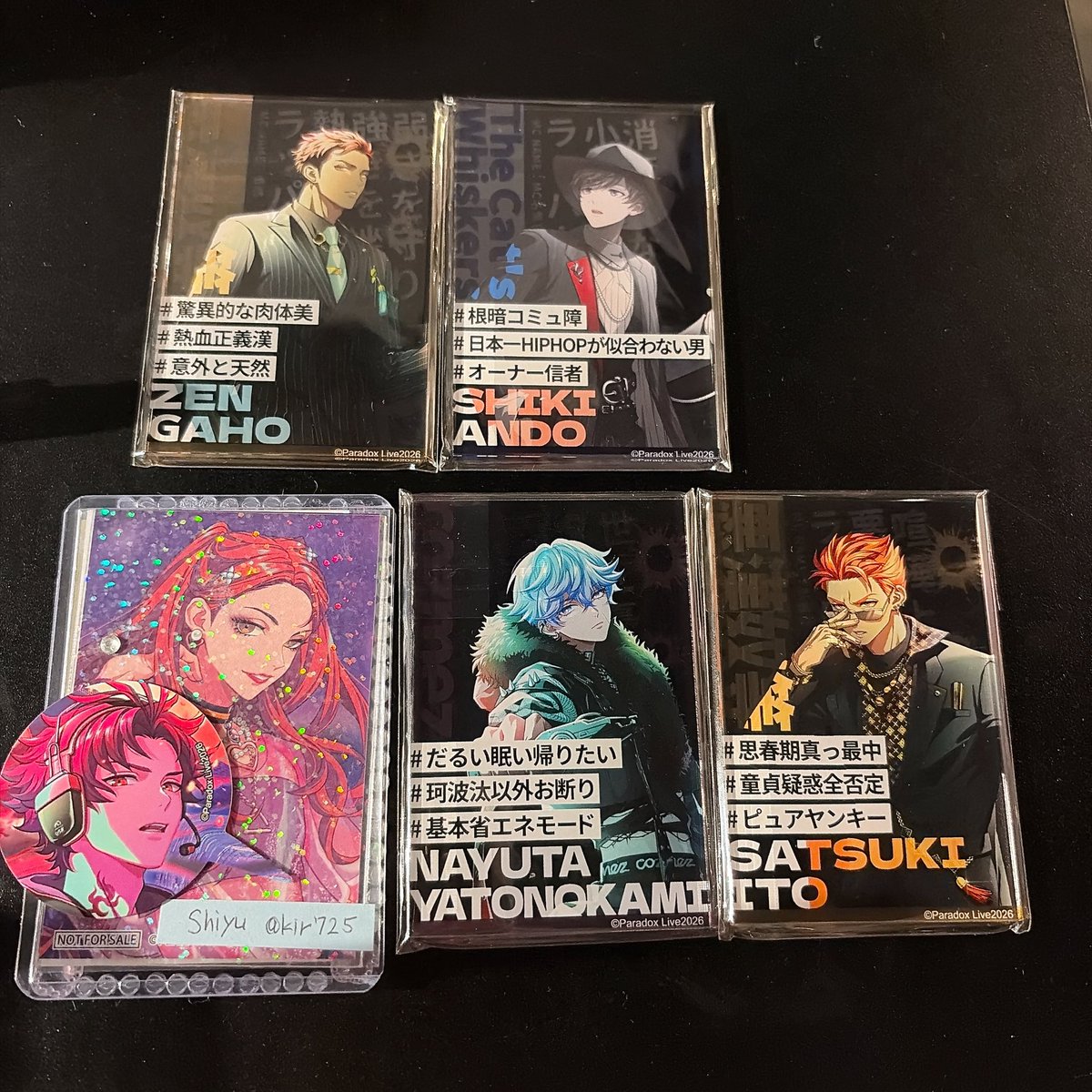 kir725's tweet photo. 交換 パラライ スマイルベースカフェ アクリルカード アクカ

譲
那由汰* 善 紗月 四季

求
アレン 1 > 定価

*は交換のみ
ただいまカフェにおります。
本日池袋or郵送 https://t.co/iBKBErNvsx