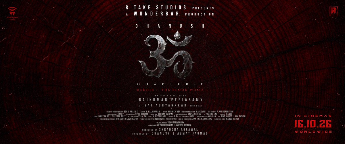 Rajkumar_KP's tweet photo. #OM Annamalaiyarukku Arogara🙏🙏🙏🙏🙏 
Thank you for the unanimous love shown for #OMFirstStrike 

VERY SOON IN HINDI & TELUGU!

#OMChapter1 #UDHIRAMTHEBLOODWOOD 

@dhanushkraja @mammukka @wunderbarfilms @RTakeStudios @Sai_Pallavi92 @sreeleela14 @SaiAbhyankkar @Shra2309 @azy905 @theSreyas @sandy_sashr @vishurams @Ezhil_DOP @kalaivananoffl @kavya_sriram @kabilanchelliah @rajeevan69 @JamRokr @WarnerMusicIN @divomusicindia @ManojMaddyMM @RIAZtheboss @parasriazahmed1 @teamaimpr