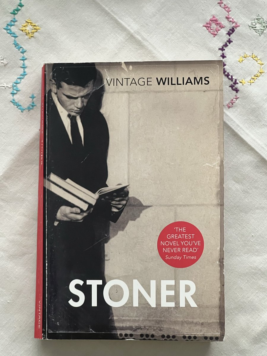 ExistentialJon's tweet photo. I read this book because it kept cracking through X algorithms, I thought why not? A tale of quiet rebellion, dedication and decency; Stoner faces the challenges of everyday life. It is heart wrenching and paradoxically stoic. But in the end, life carry’s on. Marvellous. https://t.co/K2MtVko6FB