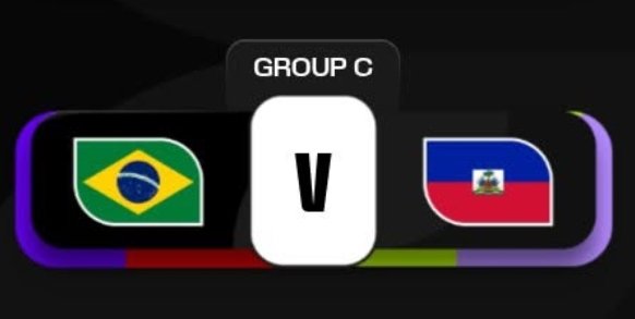 DenovanGaliciaP's tweet photo. #mundialdefútbol2026 Gooool de #Brasil anota 1-0 ante #Haiti con anotación de #MatheusCunha a los 23 minutos. #VivimostuPasion #MundialdeFutbol2026 #DSH. https://t.co/2JQ1caFMRh