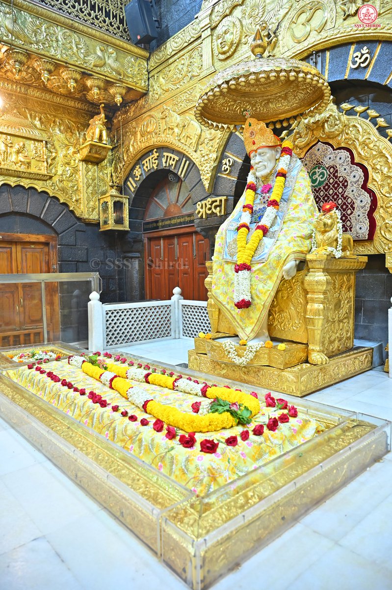 SSSTShirdi's tweet photo. *!! ॐ साई राम !!*
*श्री साईबाबा संस्थान विश्वस्त व्यवस्था,शिर्डी*
*!! ॐ Sai Ram !!*
*Shri Saibaba Sansthan Trust, Shirdi*
≈≈≈≈≈≈≈≈≈≈≈≈≈≈≈≈≈ 
*आरती :-शिर्डी माझे पंढरपुर*
*शनिवार २० जून २०२६*  
*Aarti :-Shirdi Majhe Pandharpur*
*Saturday 20 Jun 2026* https://t.co/HFtHEIGSfW