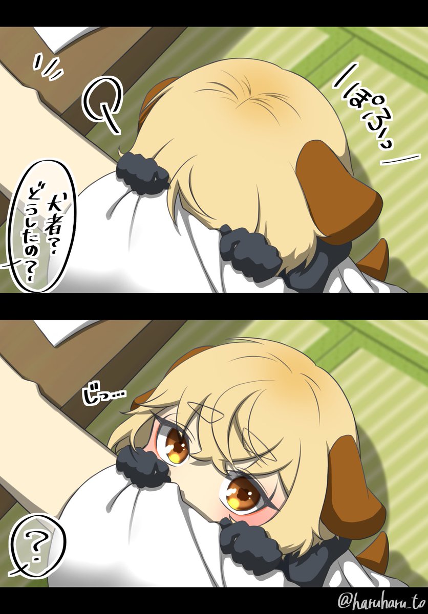 あるじがいつもがんばっているの、しってるよ。 
