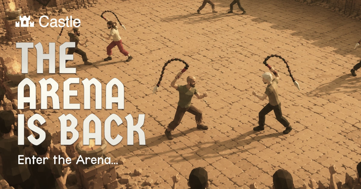 castlearena's tweet photo. The arena is back forever, only on Castle 🏰

Tag your crew and let them know 😤 https://t.co/1sQD8mNMck