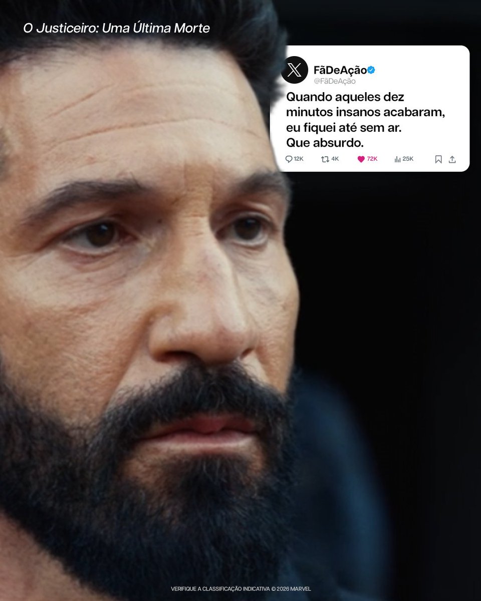 DisneyPlusBR's tweet photo. #OJusticeiro: Uma Última Morte entregou TUDO, e nós sabemos. 

Assista agora no #DisneyPlus. https://t.co/j4iQWVCRGr