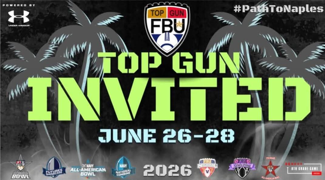 ALBERTWG3's tweet photo. 🏈 ATTENDING: FBU Top Gun Showcase  | June 26-28, 2026
2030 ATH Albert Wade Garfield III (ATH) will be competing in the RB division and showcasing his skills. Excited is an understatement!
#NaplesFlorida #ClassOf2030 #BlessedAndGrateful #PathToNaples https://t.co/dGX4QTxiQC