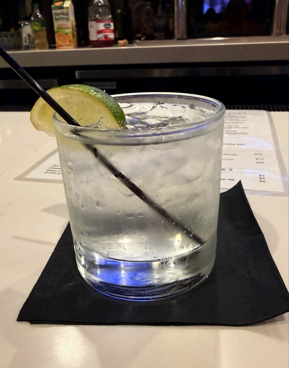 Hokiefanshell's tweet photo. In Raleigh this weekend. Finishing off the weekend with a Hendrick’s and tonic. https://t.co/ePwIKe3dXd