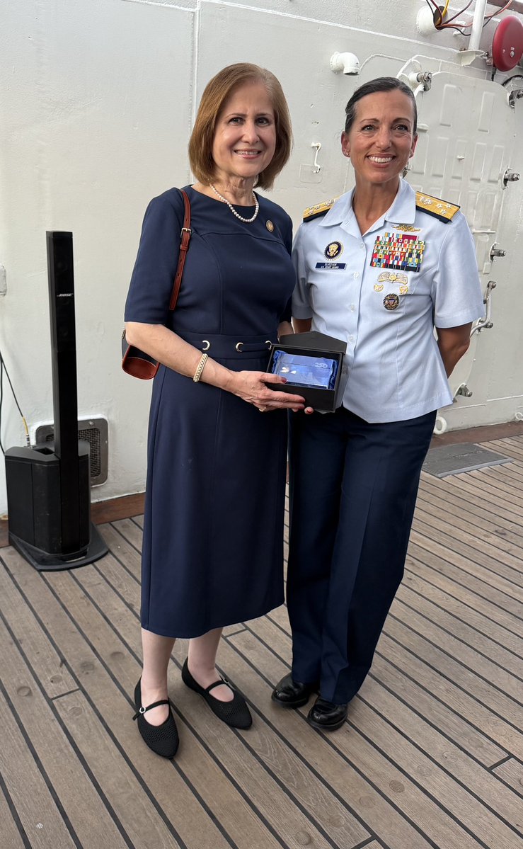 ltgovhashmi's tweet photo. It was wonderful to join cadets, officers, and other guests aboard “America’s Tall Ship,” the USCG CGC EAGLE as part of the @Sail250VA celebrations in Norfolk. This historic ship serves as a training vessel for future officers of the United States Coast Guard. https://t.co/glEEgokzaA