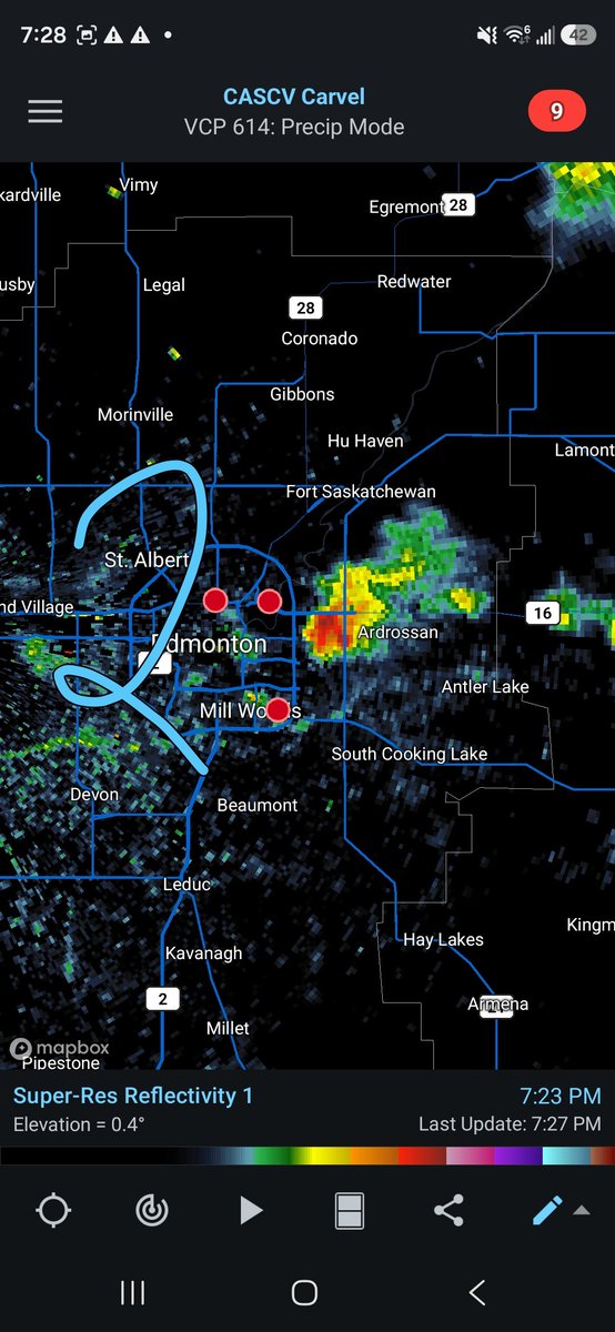 RFD_Maverick's tweet photo. Firing up for some evening storms. #abstorm https://t.co/FWWoPHA9jH