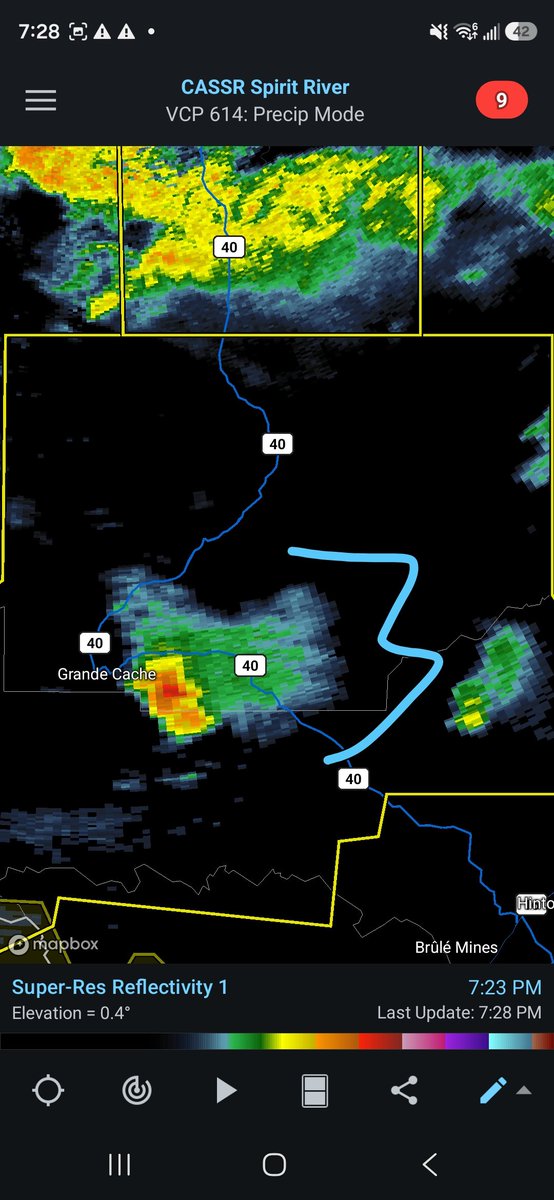 RFD_Maverick's tweet photo. Firing up for some evening storms. #abstorm https://t.co/FWWoPHA9jH