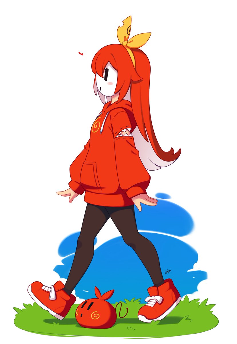 Ayb_art's tweet photo. Una pequeña ruu, probando dibujar algo chibi.  ^^
#Oc https://t.co/xPdT3eAJfW