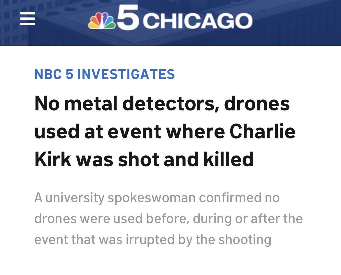 AnthonysTown's tweet photo. If there was never been “logistical challenges” Charlie would have been on the East Coast on September 10 and not in Utah.

UMD also allows police drone surveillance at any “controversial” event unlike Utah Valley University https://t.co/jQc4vaUVRr