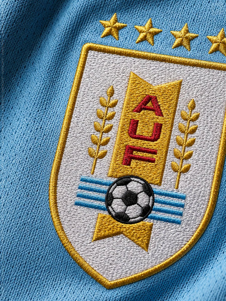 MrOFFSIDER's tweet photo. La camiseta de Uruguay fue elegida como la más linda del Mundial por The Washington Post. En el ranking les siguen las siguientes casacas:

2) 🇩🇪 Alemania: titular.
3) 🇪🇸 España: suplente.
4) 🇿🇦 Sudáfrica: suplente.
5) 🇨🇼 Curazao: suplente.
6) 🏴󠁧󠁢󠁳󠁣󠁴󠁿 Escocia: suplente.
7) 🇮🇷 Irán: titular.
8) 🇸🇳 Senegal: titular.
9) 🇹🇳 Túnez: alternativa.
10) 🇧🇪 Bélgica: suplente.