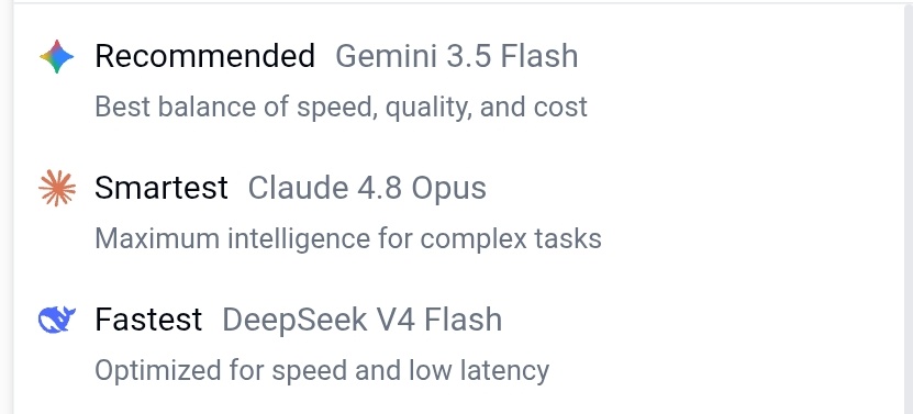 JZiyue_'s tweet photo. Mau flagship AI free? 

3 langkah:
1. Buka https://t.co/cZXysbQsXa
2. Sign up Gmail
3. Dapet 5K credit instant

Akses Opus 4.8, GLM 5.2, GPT 5.5
Kepoin dah 👀 https://t.co/mLci2Famjl