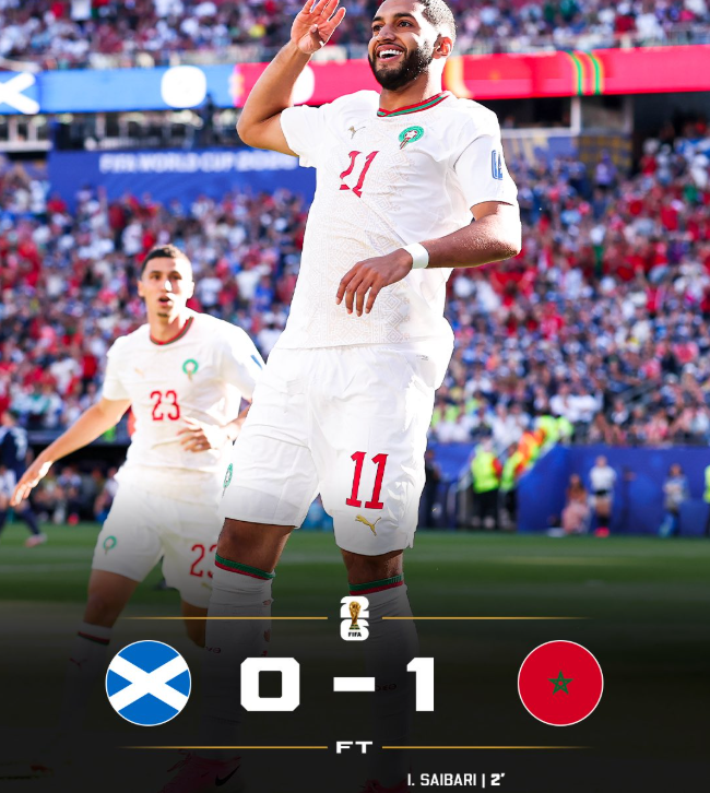 nufcstreamsinfo's tweet photo. FT: Scotland 0-1 Morocco https://t.co/CMEPWZc7mG