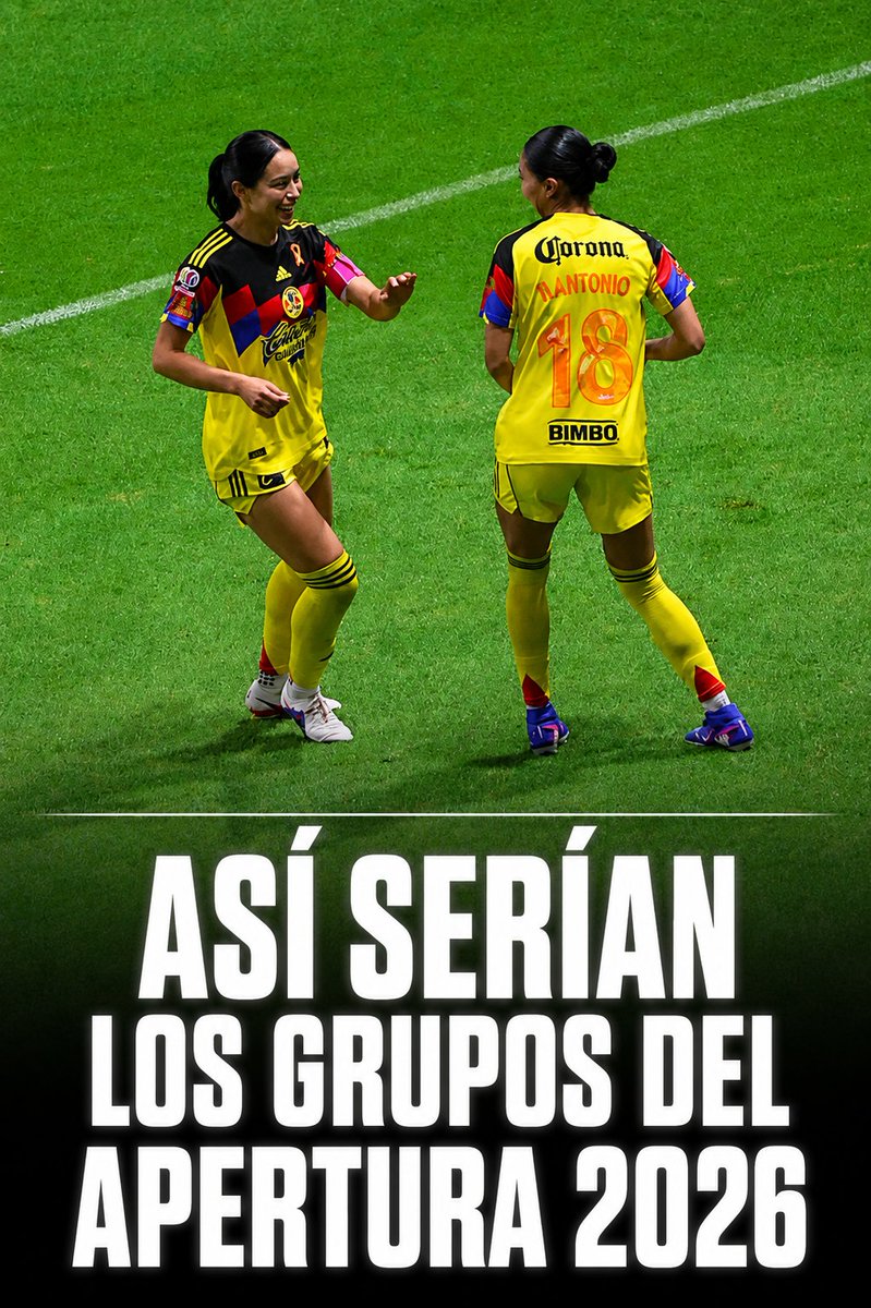 espartanasmx's tweet photo. 🤩 El torneo Apertura 2026 de la Liga MX Femenil arrancará el próximo viernes 31 de julio, y lo hará con cambios en su formato, pues el Circuito Rosa regresará a dos grupos en los que habrá nueve equipos

⚽️ El Grupo A estaría integrado por Tigres, Rayadas, Toluca, Bravas, Cruz Azul, León, Querétaro, Santos y Atlante, que llega a la Liga MX Femenil en lugar del Mazatlán 

En el Grupo B estarían el campeón América Femenil, Pachuca, Chivas, Pumas, Tijuana, Atlas, San Luis, Necaxa y Puebla 

Se dice que habrá ocho enfrentamientos entre equipos del mismo grupo, y seis contra equipos del otro grupo, asi que aunque no comparten sector, América y Tigres si podrían enfrentarse en fase regular 

Los juegos que sí estarían confirmados al pertencer al mismo grupo son Tigres vs Monterrey y América vs Chivas. Los dos grandes clásicos de la Liga MX Femenil 

📸 Fotos: Espartanas MX 

#futbol @LigaBBVAFemenil @AmericaFemenil @TigresFemenil
