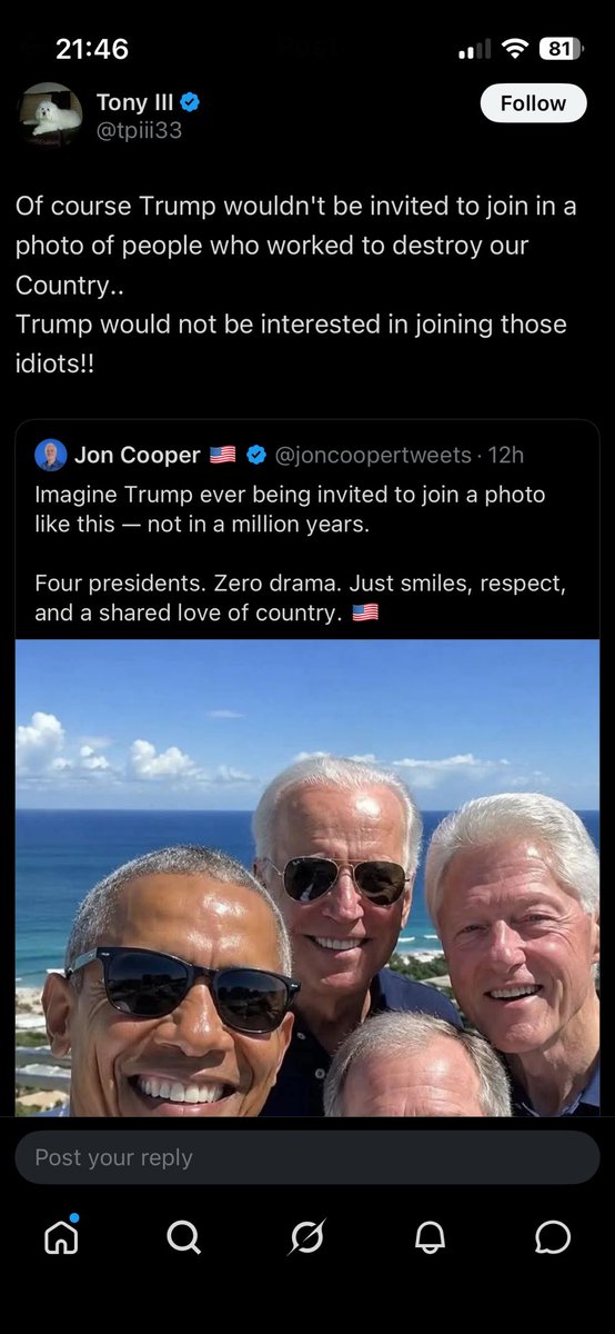 horrorfox55's tweet photo. We just surrendered everything including everyone's left nut to Iran, and we still have people stroking off this guy. 

American Century Of Humiliation. https://t.co/wuhDWmAzHu