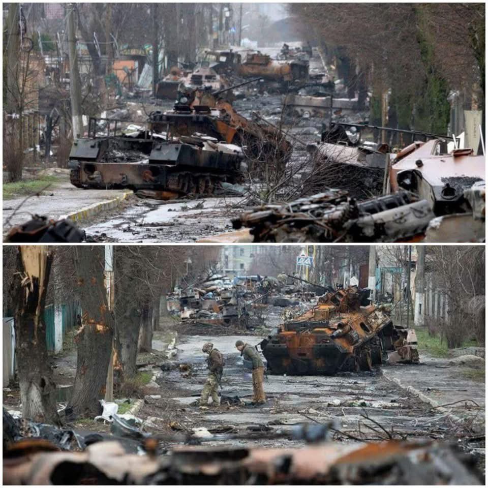 rshereme's tweet photo. Trump said that if russian tanks didn’t get stuck in the swamp, they would have been in Kyiv in four hours.

Yes, the Ukrainian swamps have proven to be very deadly to russians. https://t.co/ZjhT4ttImq