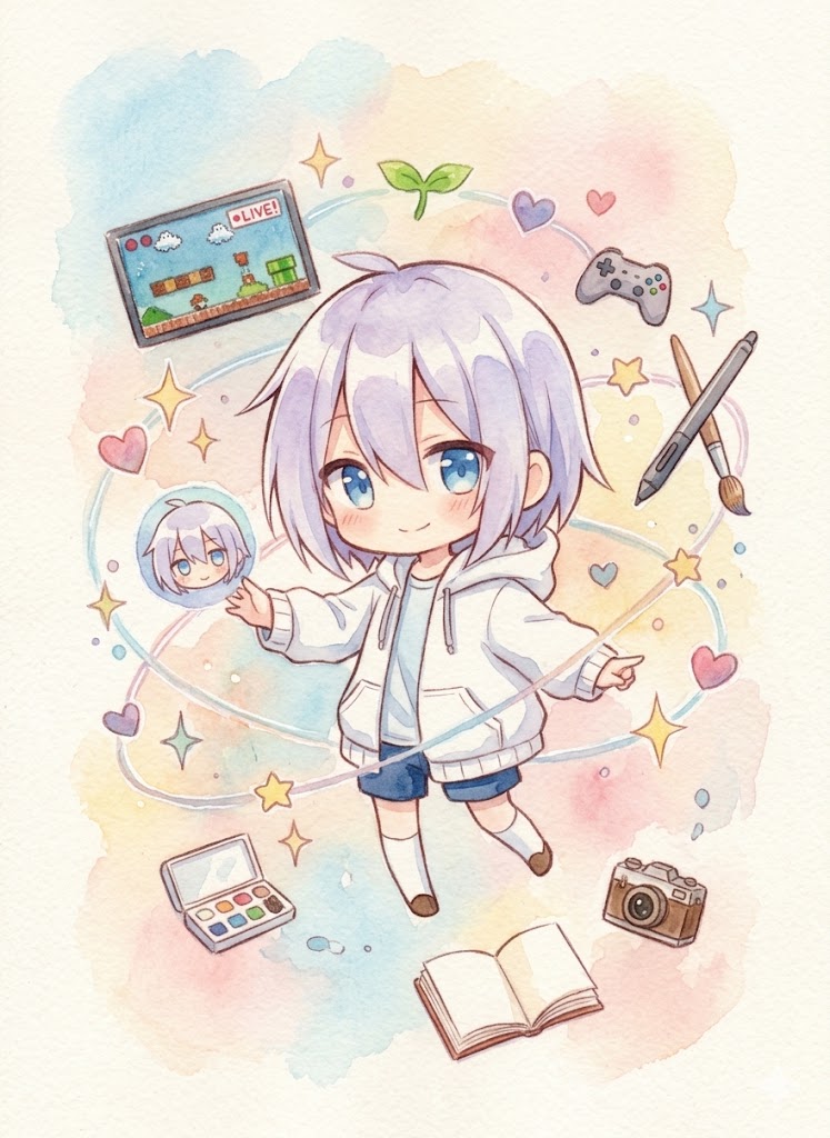 ひろ🌸 配信者さんの活動を彩る癒し系ミニキャラ制作 tweet media