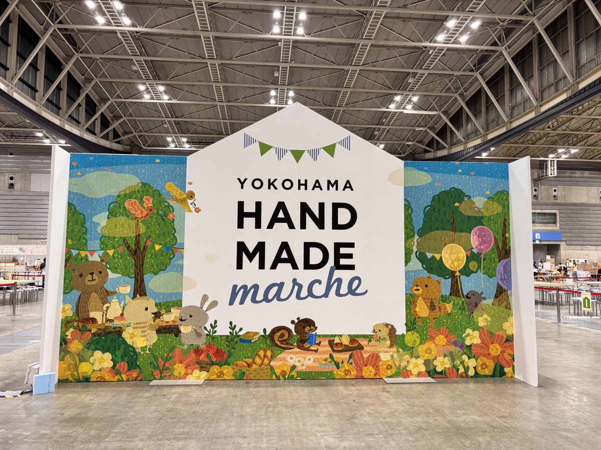 aya_yom's tweet photo. ヨコハマハンドメイドマルシェ
11:00~18:00

パシフィコ横浜
I-71.72

お待ちしております！
#ハンドメイドマルシェ
#ヨコハマハンドメイドマルシェ https://t.co/y59wQ8ggbt