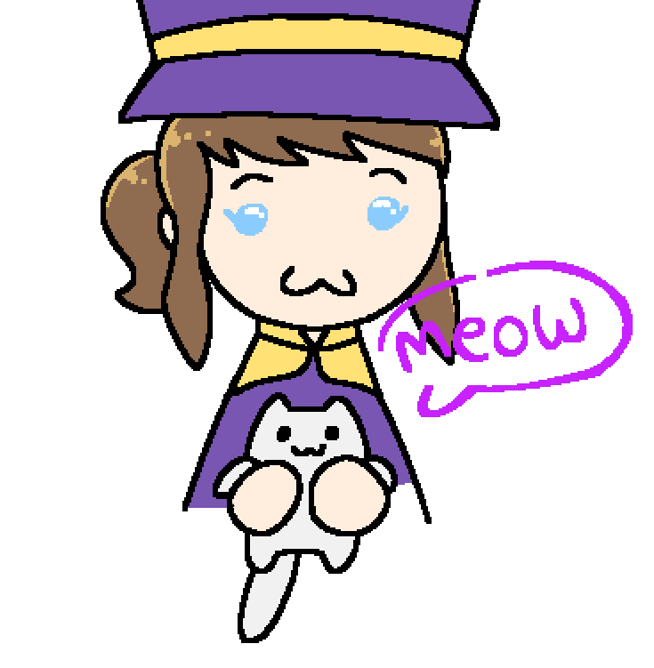 ahatindraw's tweet photo. [Day 286] Michi 
#AHIT #AHatinTime
#Hat_kid #ArtistOnTwitter #ahit #chibi #ahatintime #hatkid  #hatgirl #cute #ibisPaintX https://t.co/lzYmYqUu5G