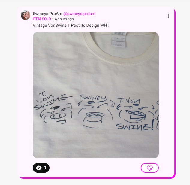 PorkvendorsXXX's tweet photo. Ok, Oinkers..., the FIRST T-shirt has SOLD! Now that the ice has been broken, when are YOU getting your filthy hands on one of these collector items? 🤨

Buy yours and support @PorkvendorsXXX today!

https://t.co/LepDbgIQyw https://t.co/iWrGZDL6c4