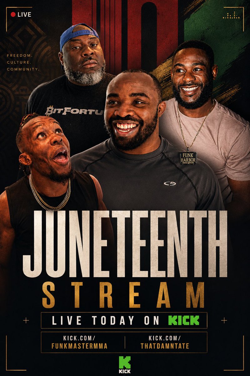 funkmasterMMA's tweet photo. Live now https://t.co/cLpAwuWMaw https://t.co/dH7aUD6WuY