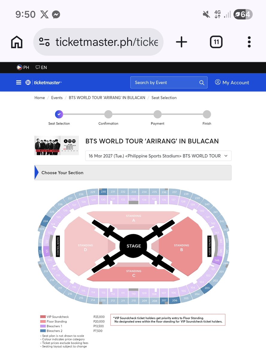 ur_kimthv's tweet photo. Anong sold out nakapasok pa nga friend ko ng 9:50!! Tapos may seat pa daw!

Ss not mine

#BTS_WORLDTOUR_ARIRANG_BULACAN https://t.co/juTqtP6ezC