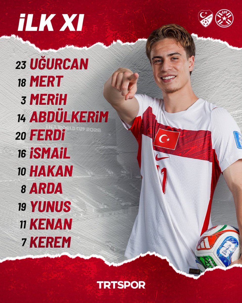 A Milli Futbol Takımı'nın İlk 11'i Belli Oldu: Avustralya Maçına Göre Önemli Değişiklikler