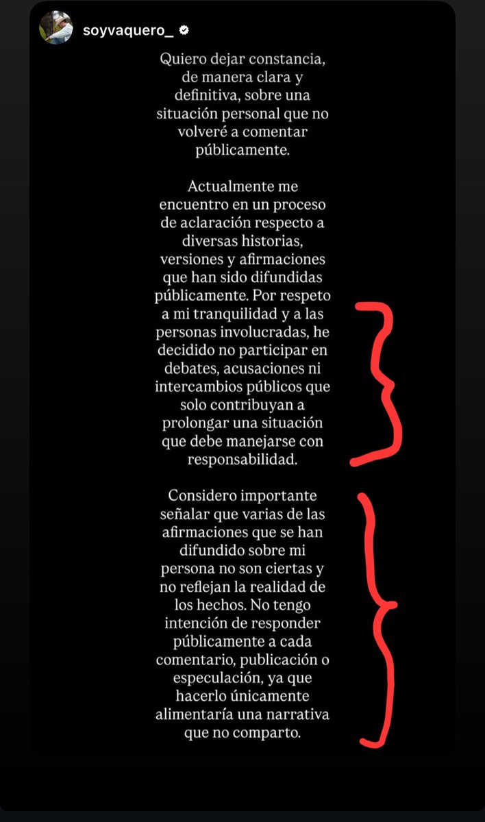 LetyV67507's tweet photo. 📢 COMUNICADO DE BRYAN (SOYVAQUERO) 
A DIFUNDIR! 
Ojalá te quede claro Mayrita, deja de hacer show sino atente a las consecuencias... 
Sigo en duda a qué se dedica la srta 🫢
#LagranjaVIP #LaGranjaVIPPERÚ #gabrielaherrera https://t.co/vkuZvvdGx2
