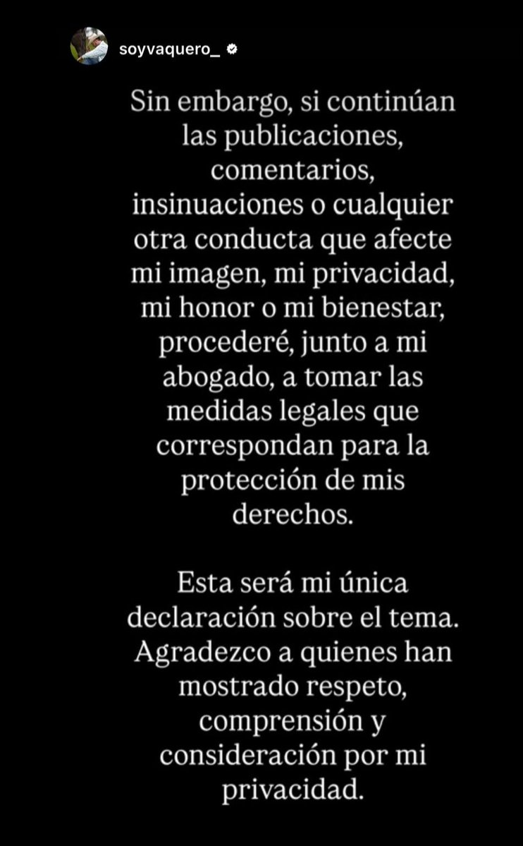 LetyV67507's tweet photo. 📢 COMUNICADO DE BRYAN (SOYVAQUERO) 
A DIFUNDIR! 
Ojalá te quede claro Mayrita, deja de hacer show sino atente a las consecuencias... 
Sigo en duda a qué se dedica la srta 🫢
#LagranjaVIP #LaGranjaVIPPERÚ #gabrielaherrera https://t.co/vkuZvvdGx2