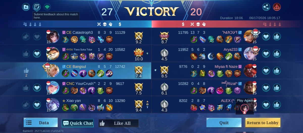 SultanadityaF's tweet photo. OPEN MABAR VIP &amp; JOKI Akun ML!!!

 Aku open mabar vip &amp; joki ml, for joki, joki akun ya no req hero

Yu bareng-bareng kita menuju immo

Mabar VIP - all rank 5k/Win(kalah tidak terhitung match) 

Joki Akun - all rank 10k/⭐
Legow

#mlbb #zonauang #jokiml #jokigendong #mabarvip https://t.co/XGDaKSc9wo