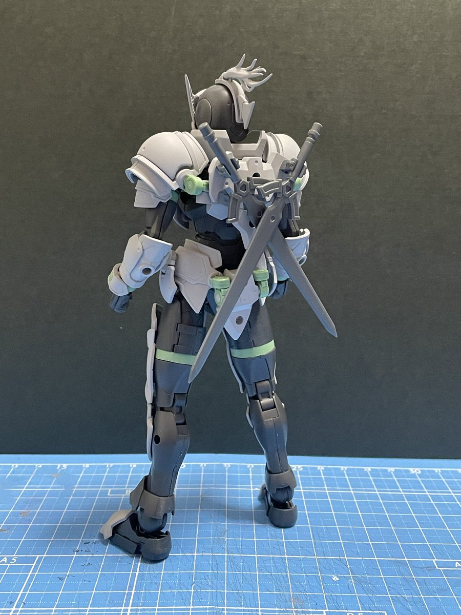 モブソルジャー双剣マン(仮) 最初に組んだやつをようやくサフった