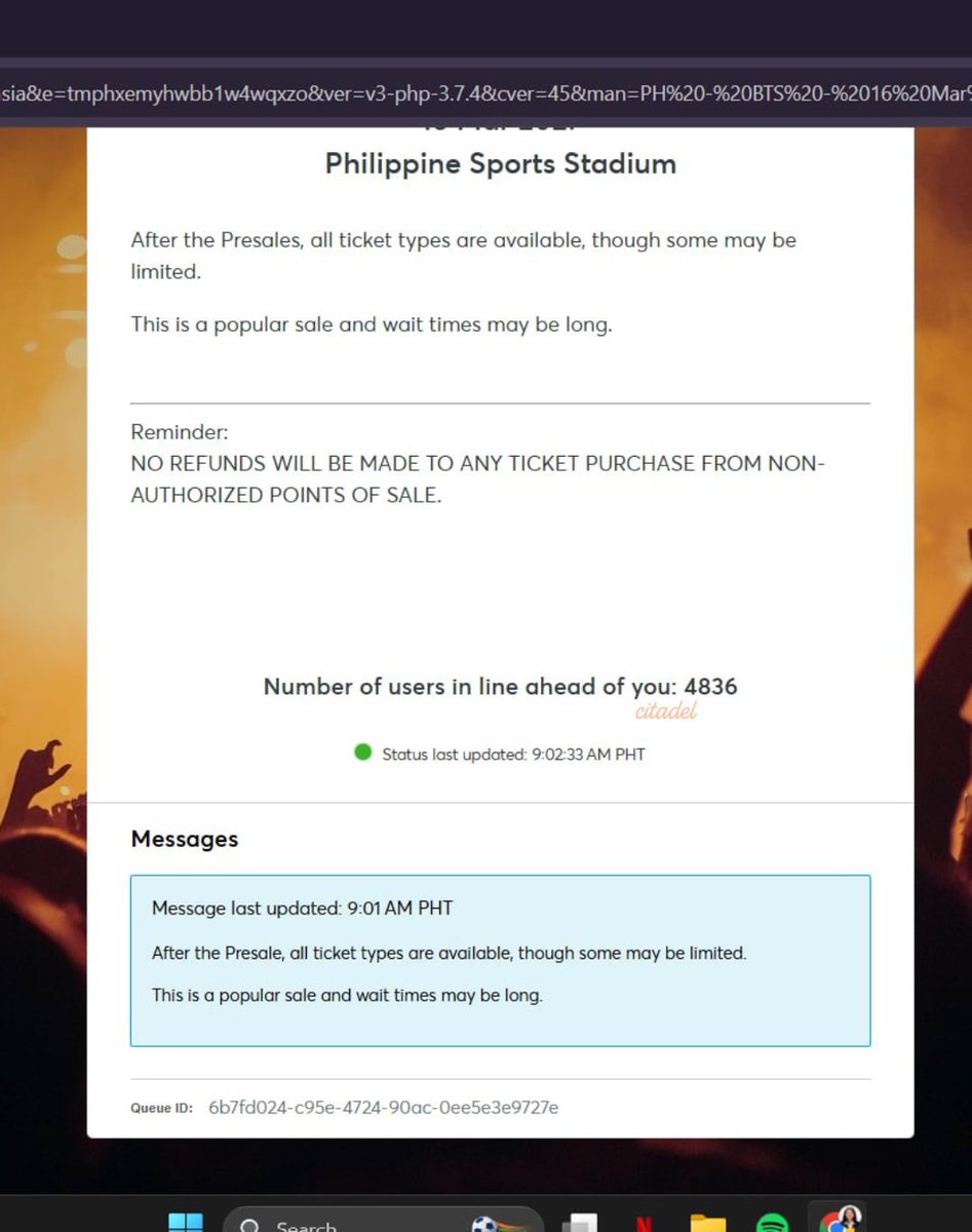 mariyaaaadc's tweet photo. @livenationph DAY4 PLS HUHU GRABE 4KQN DI NAKASECURED NAKAKAINIS KAYO https://t.co/vYo27MhRhV