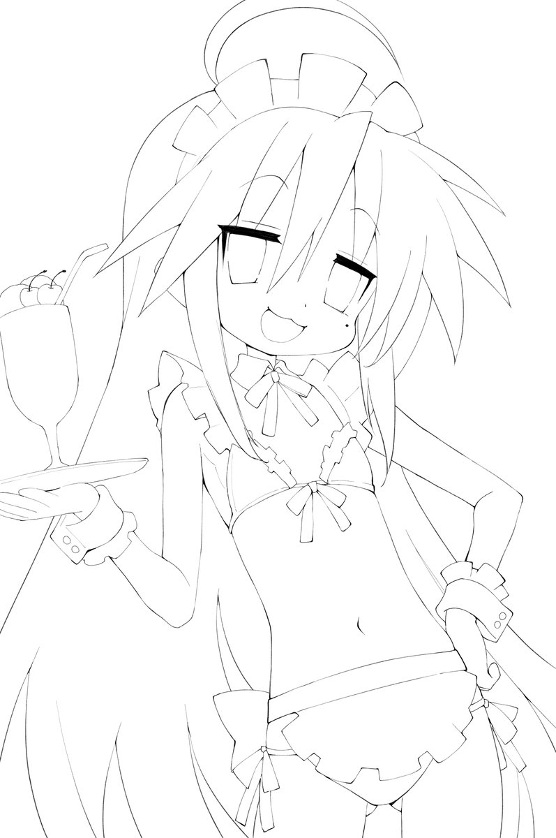 線画無し絵だけど線はめっちゃしっかりひいてる🙃