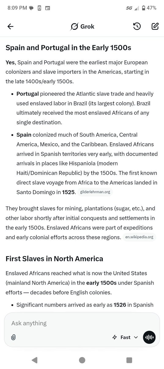 MarvinTruth45's tweet photo. @Jayissurefire @travelingflying And have a look at this, Spanish and Portuguese were the first to bring slaves and brought them to mostly Brazil and central America a hundred years before the British arrived, and over 400 years, it was 12 million, but right now 1/20-1/10 people in Africa are slaves that's more https://t.co/1XRHvmzDhp