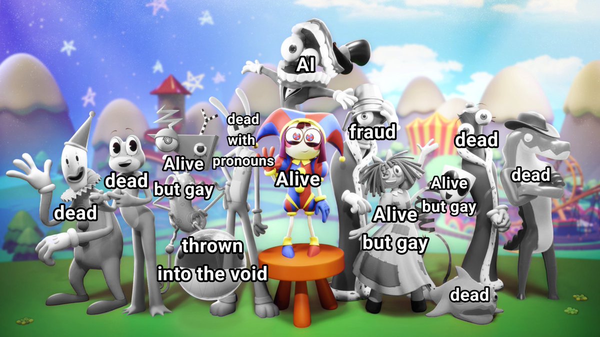 abscratchion's tweet photo. The amazing digital circus more like the amazing digital circus https://t.co/YseCSWR5z4