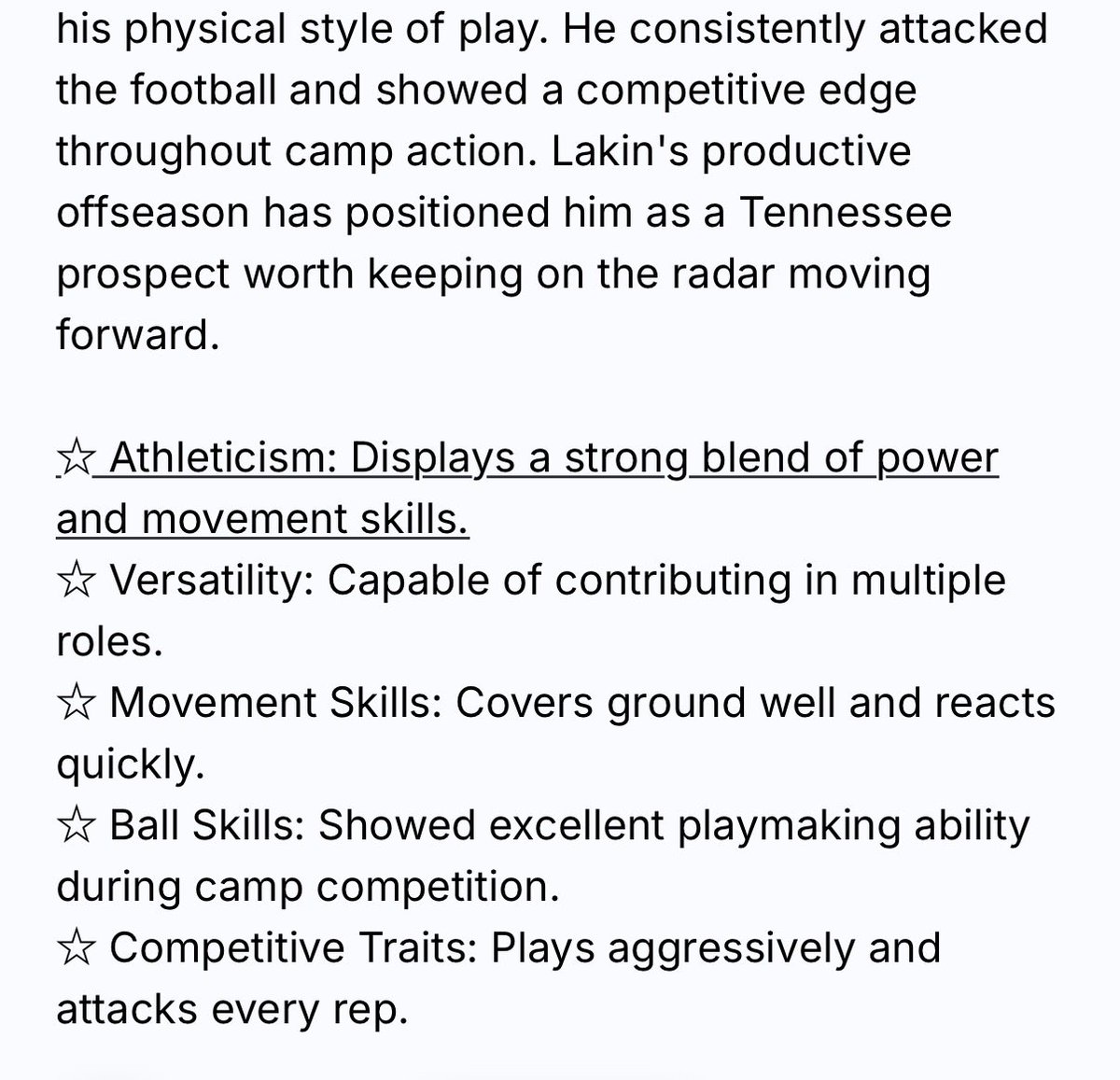 ElijahLakin10's tweet photo. Thank you @sixstarfootball for the write up!

@GCARamsFootball @CSmithScout @PrepRedzoneTN @rex_rover @CoachMikeHarris @CoachBelfiori @MuellerFBCoach @CoachMPrice @MiamiOHFootball https://t.co/6SYDejllsc