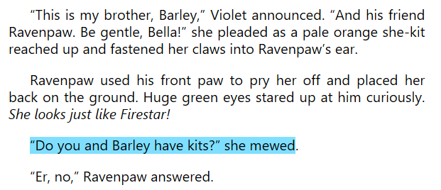 simonediesimons's tweet photo. obligated to post this during my reading of ravenpaw's farewell https://t.co/Ucc2abAxkP