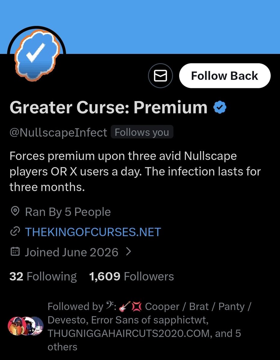 Sillyrenn1e's tweet photo. @kuntimora THIS ACCOUNT GIFTED ME PREMIUM WHEN I DIDN'T EVEN WANT IT THEY'RE FORCING PPL TO GET VERIFIED 😭😭💔💔💔💔 https://t.co/Y6z8W5VKEa