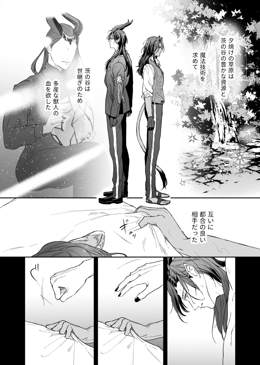mayyyama's tweet photo. 6/28 星願 マレレオ新刊サンプル
『雪解けを待つ』
政略結婚でギクシャクしていたマレレオが死に戻りをきっかけに距離が近づいてく話(1/3) https://t.co/KBKA6QWnyy