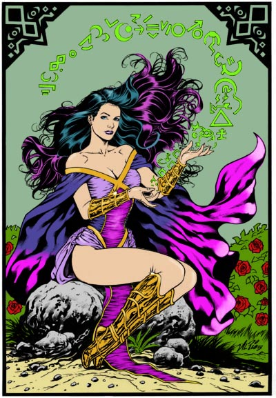 BauerPunk's tweet photo. @KhanSaba1278 Technically, Giselle Villard ("Mystic") belongs to Marvel comics now, but originally, she was a CrossGen character. https://t.co/cWhwzozzU0