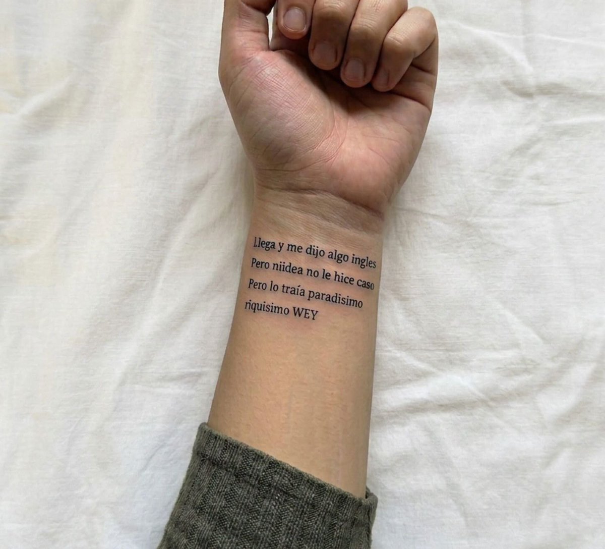 namuciito's tweet photo. mi primer tatuaje q piensan https://t.co/X8RNsjC8hD