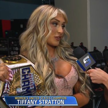 tr1xsgl4mour's tweet photo. THE PRETTIEST HISTORY MAKER EVER!! 📈

After 560 days, Tiffany is the first Women's U.S. Champion out of four different champions to have the title make it onto PPV. Of course, it's just gonna be another easy win. So PROUD of her! 🤍💐 https://t.co/EPNimNsxeh