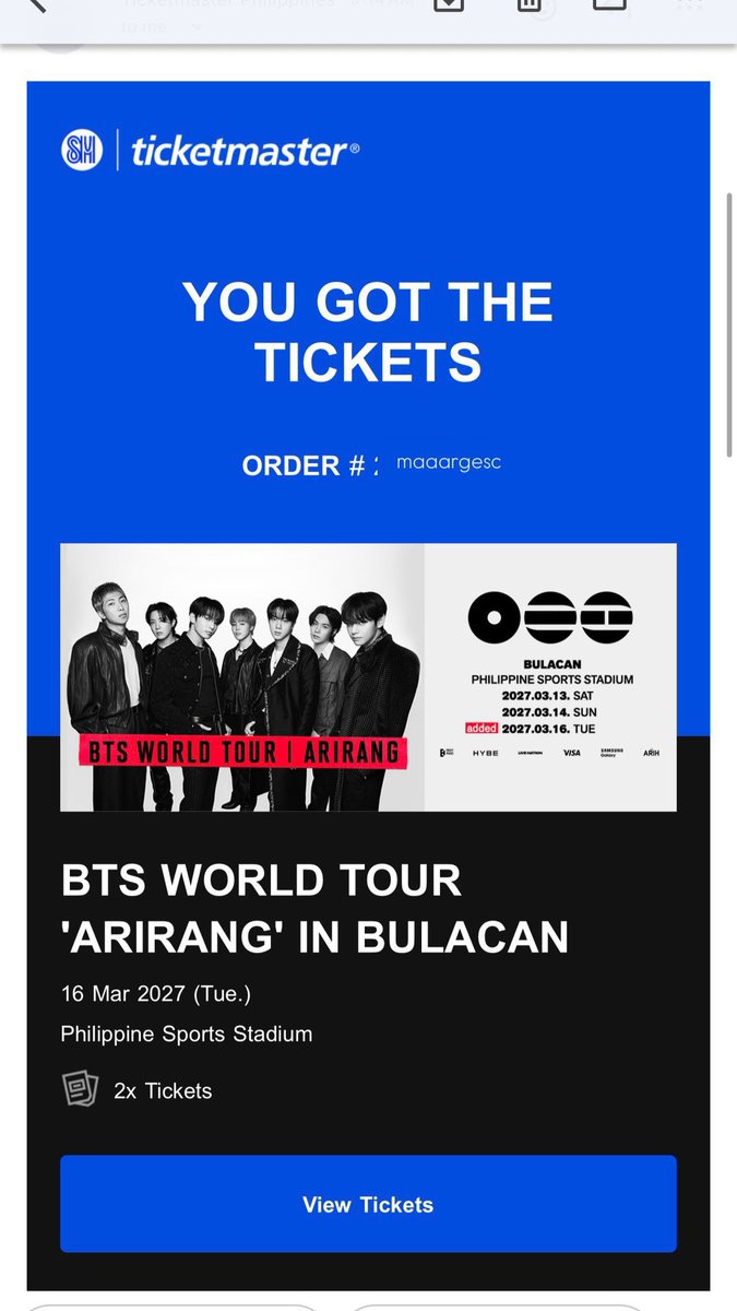 maaargesc's tweet photo. AFTER 7 YEARS 💜 SEE YOU BANGTAN 😭🤘🏻

#BTS_ARİRANG #BTS_WORLDTOUR_ARIRANG_BULACAN https://t.co/JeZNJp69qT