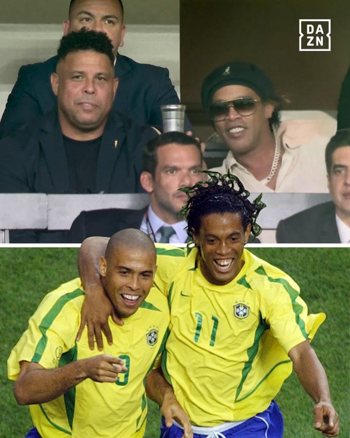 ブラジルが完勝🇧🇷 （観戦していたロナウド＆ロナウジーニョ氏） 前半