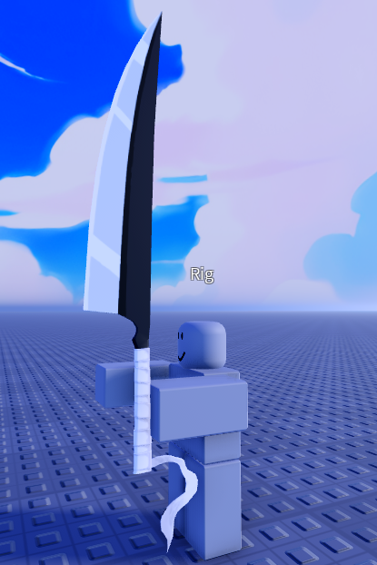 CoolDevss's tweet photo. Zangetsu Sword (COMMS OPEN) (Discord in bio) #Blender #RobloxStudio #RobloxDev #3DModeling #Roblox #Bleach #Anime https://t.co/N0a1n5mlpO