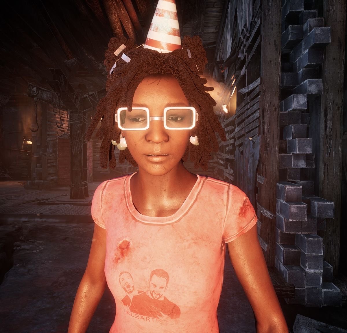 residntevIs's tweet photo. sorry for being late but happy Juneteenth oomfs!!💕 

(the black characters in dbd are amazing and we deserve more) https://t.co/sAsVxR3MTr